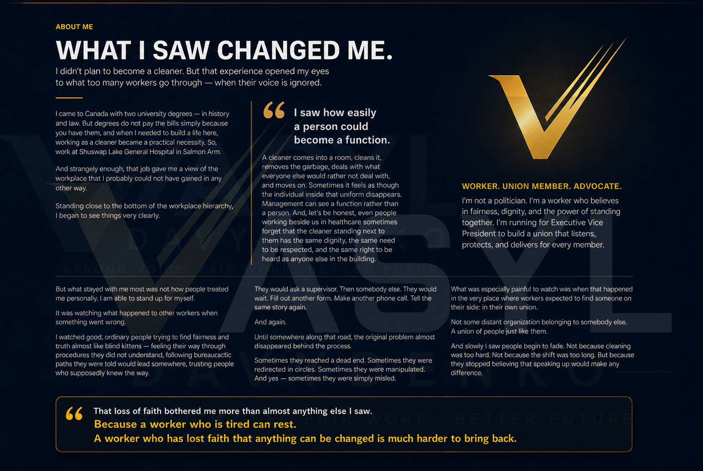 About Me — Vasyl Davydenko